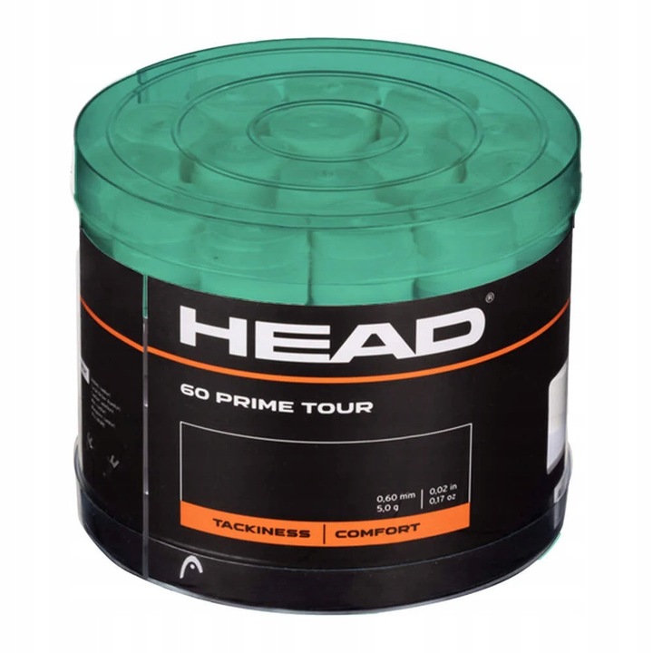 Owijka Head Prime Tour set 60 buc, verde celest, confortabil, aderent