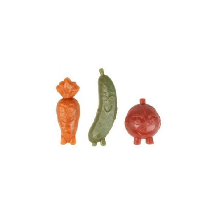 Biscuiti pentru caini, Duvo+, Vegge Buddies, vegetariani, 11cm, set 10 bucati