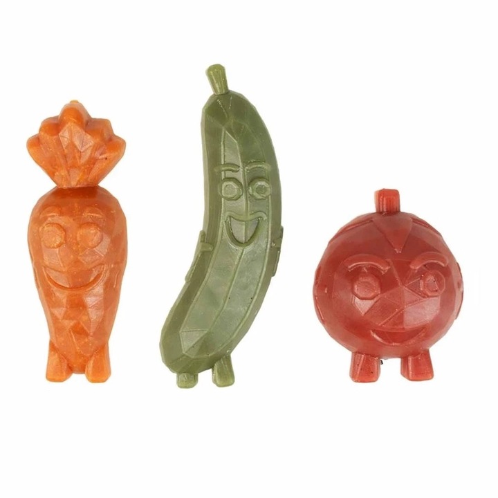 Biscuiti pentru caini, Garden Bites Vegge Buddies, M, 8,5cm, 20 bucati, vegetarian, fara zahar, fara gluten