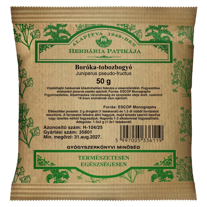Herbária Boróka-tobozbogyó 50g