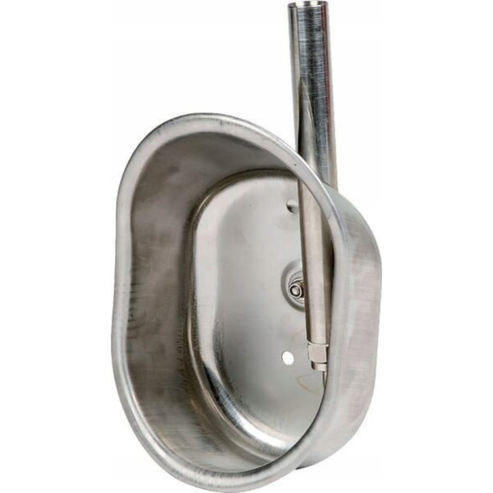 Poidlo owalne pentru warchlaci, Farma, din otel inoxidabil, 150x210mm, 1/2 inch