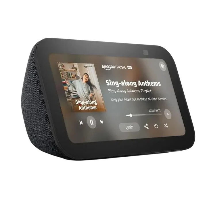 Amazon Echo Show 5, hangszóró kijelzővel, Wi-Fi, 10x10x14.8cm
