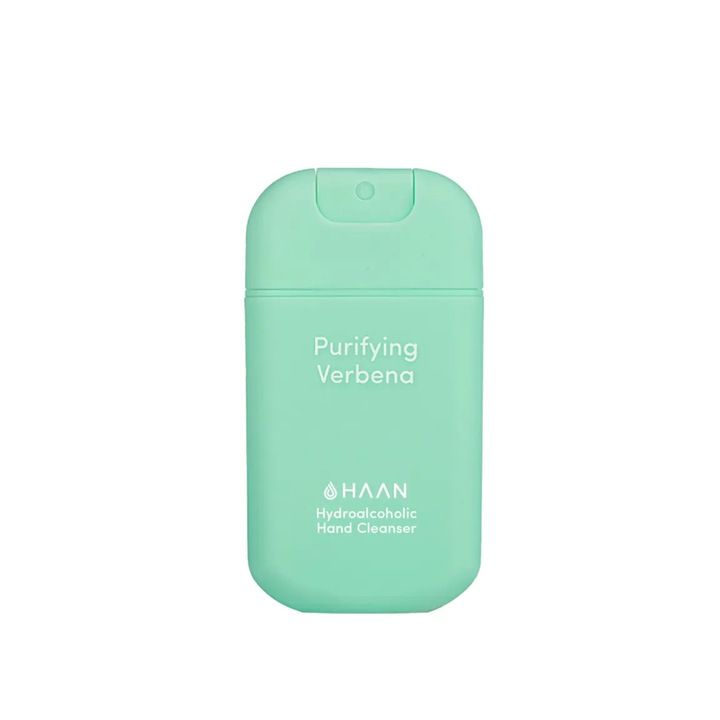 Gel igienizant pentru maini cu note de verbena, hidroalcoolic, Purifying Verbena, HAAN, 30 ml