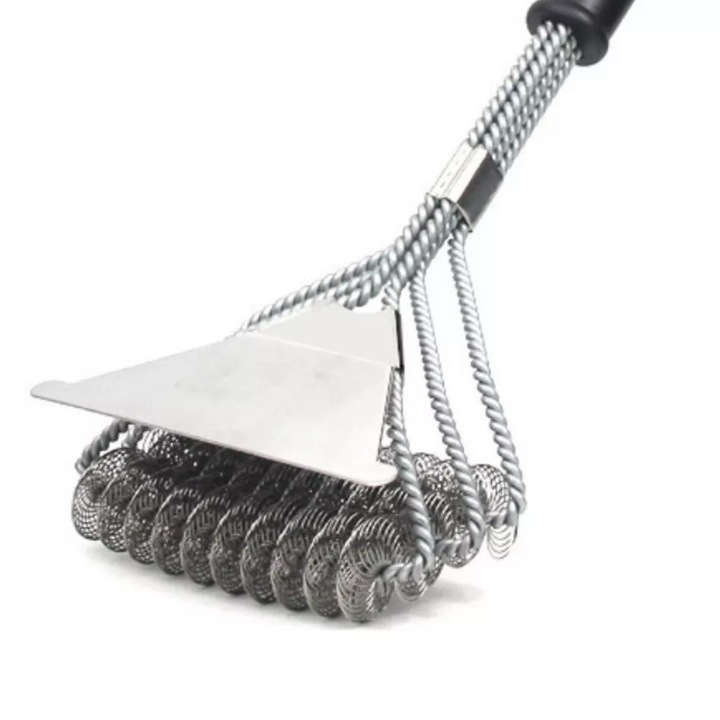 Grillkefe kaparóval, 43 cm, rozsdamentes acél, BrushGrill