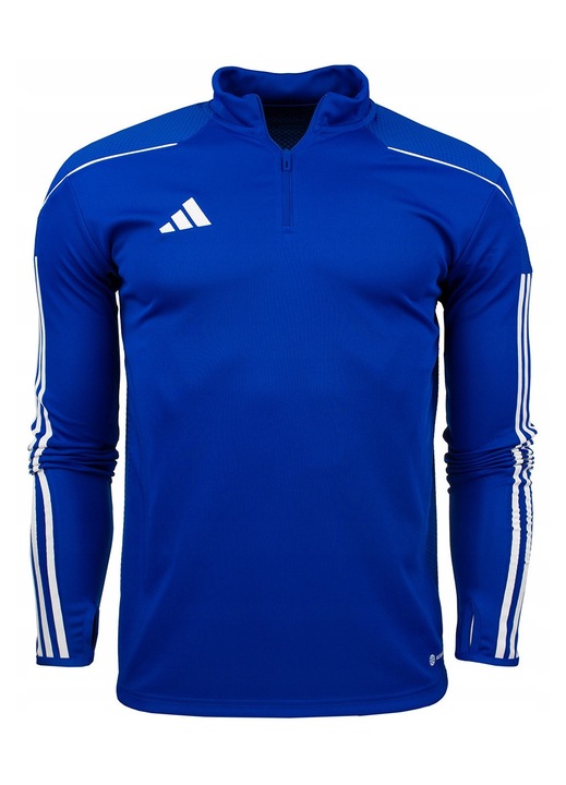 Детски суичър adidas Tiro 23, син, 100% полиестер, система AeroReady, удобна яка, 116 CM