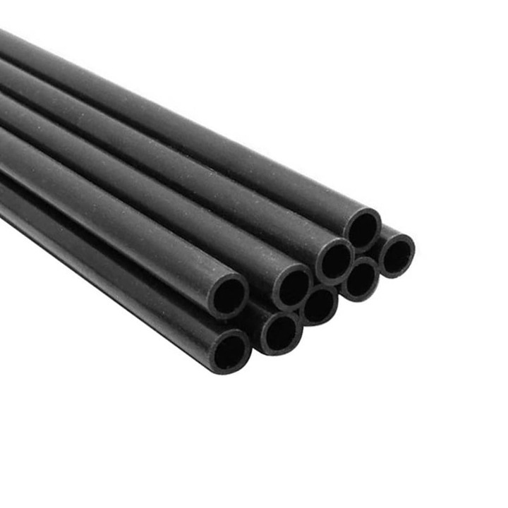 Teava neagra pentru instalatii, cu sectiune rotunda, sudata longitudinal, 48.3 x 3.2 mm, 6 metri, set x 5 bucati