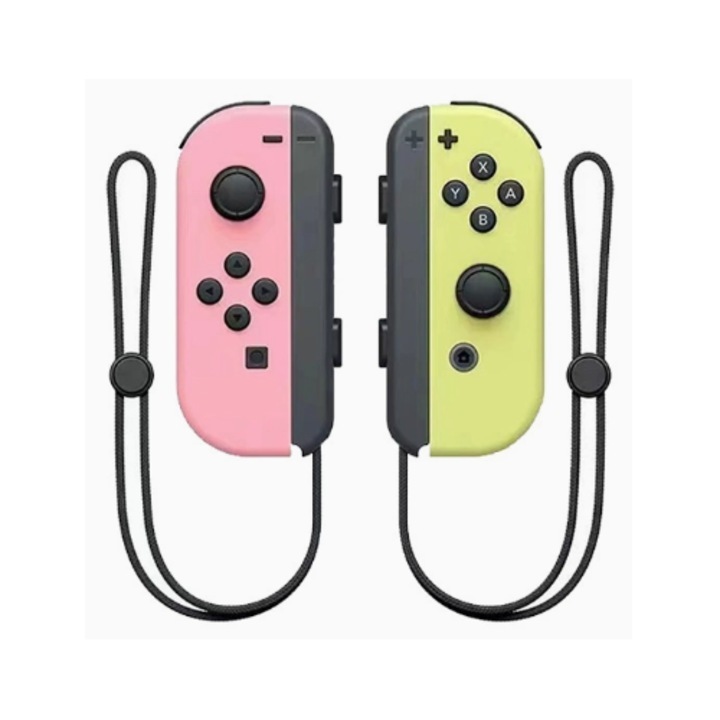 2 db vezeték nélküli Joy-Con kontroller készlet Netendo, bal és jobb, kompatibilis Switch, Switch OLED és Switch Lite készülékekkel, Neon Red és Neon Blue