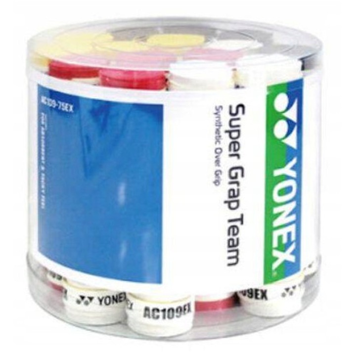 Owijka Yonex AC 109 Soft Grap Team, set 4 culori, 25mm x 110cm