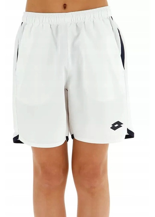 Pantaloni scurti copii Lotto Squadra III, alb, pentru baieti, 176 CM