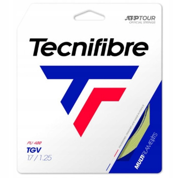 Tecnifibre TGV tenisz húr, 12 m, natúr, 1,30 mm