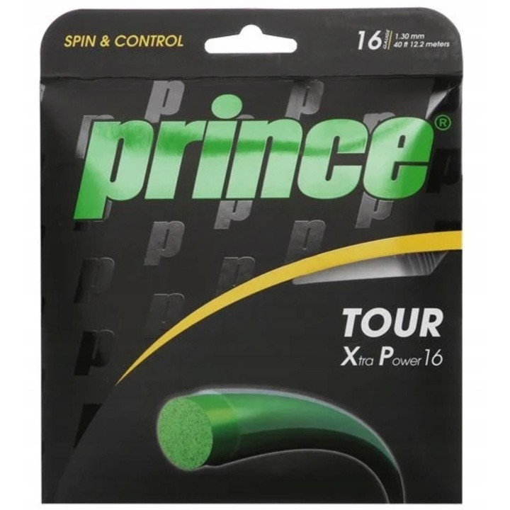 Prince Tour Xtra Power húr, 12 m, fekete, 1,25 mm