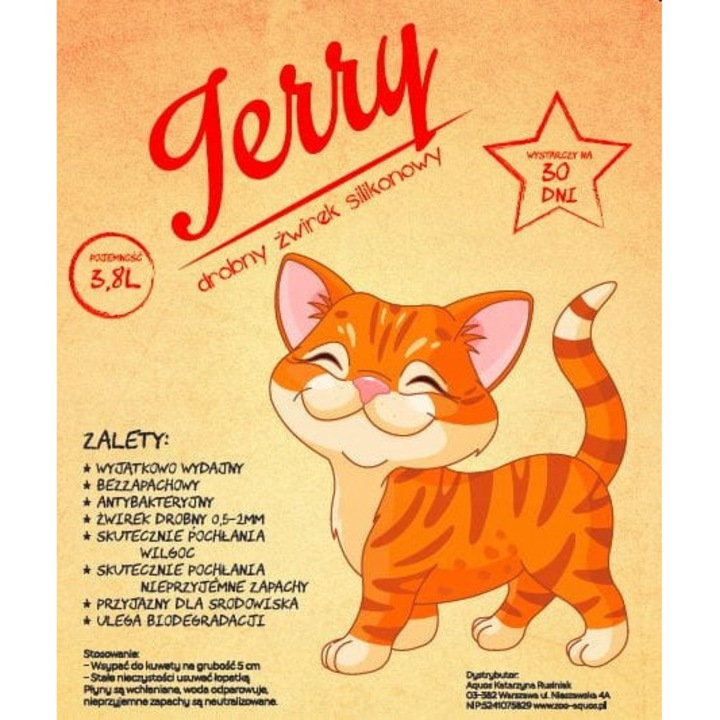 Zarna siliconica Jerry, set 8x3,8L, fara miros, 30,4L