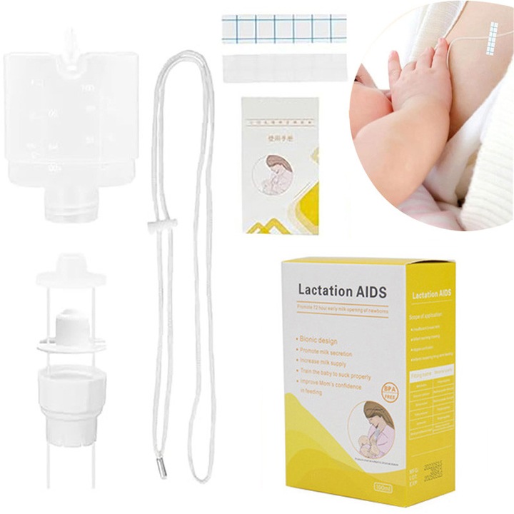 Omelivon puha szilikon cumisüveg újszülötteknek, 150ml, kétirányú, átlátszó