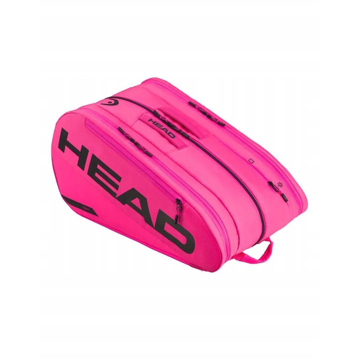 Geanta sport Head Tour Padel Bag L, roz, 3 compartimente, capacitate 7 rachete