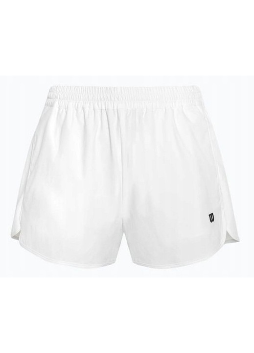 Pantaloni scurti copii Wilson, Youth Team, alb, tesatura texturata, 116 CM