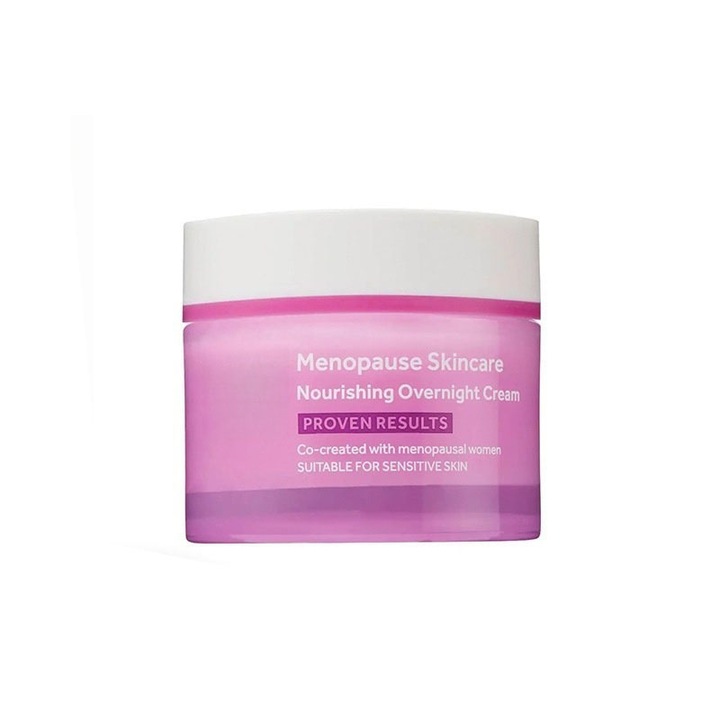 Menopauza bőrápoló tápláló éjszakai krém, érzékeny bőrre