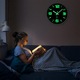 Ceas de Perete 12 inch, Juksun, cu Maini si Numere Luminiscente, Negru, Silentios