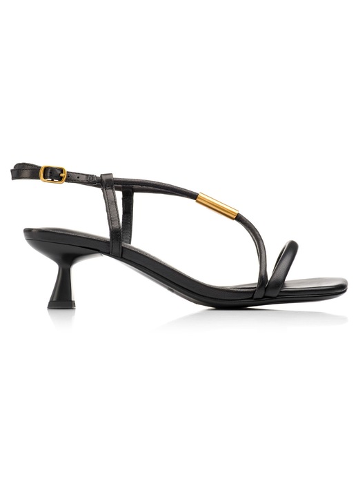 Sandale dama, Musette, ZORAIDA, Piele naturala, Negru