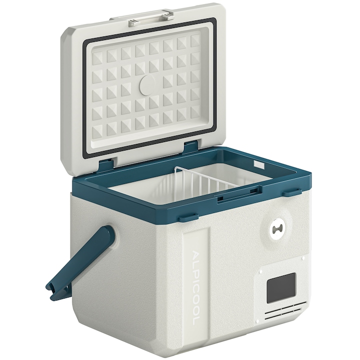 Frigider Auto, Outsunny, PP,47 x 36,7 x 37 cm, Alb