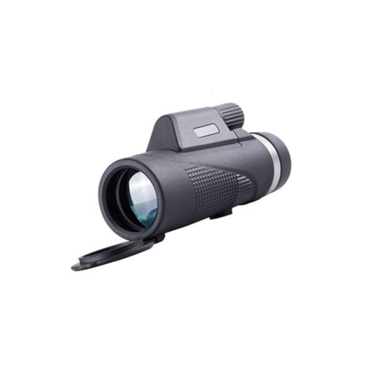 Telescop monocular 80x100, prizma Bak4, usor de transportat, cu maner, pentru adulti