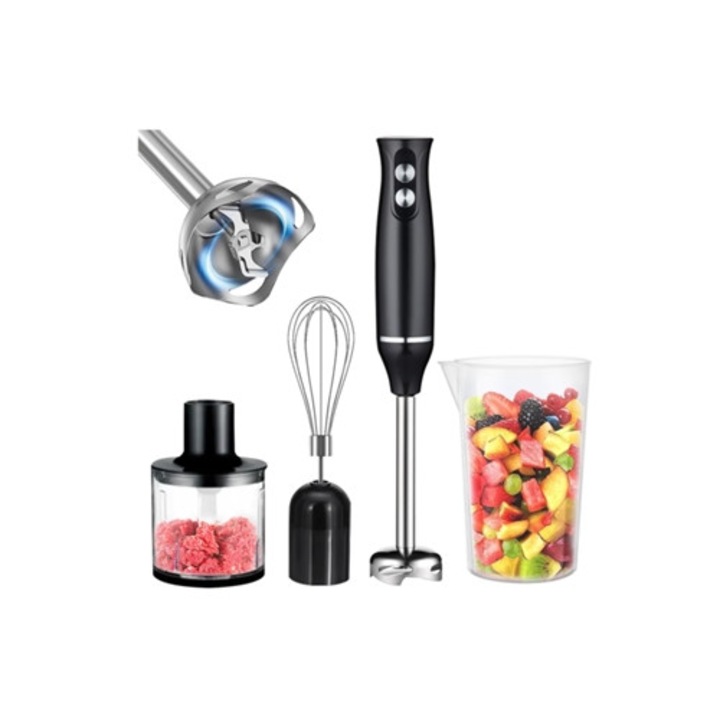 Blender de mana din otel inoxidabil, blender de imersie