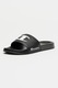 CHAMPION, Papuci cu logo, Negru/Alb optic