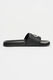 CHAMPION, Papuci cu logo, Negru/Alb optic