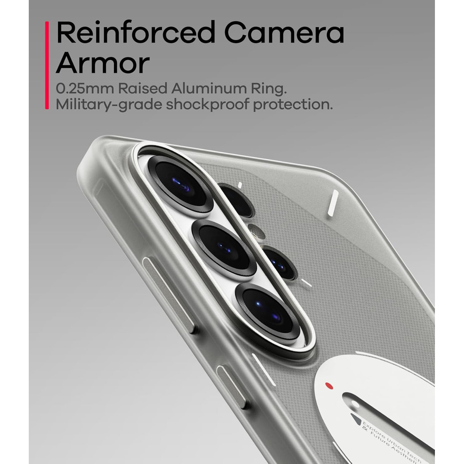 Husa pentru Samsung S26 Ultra, Aulumu Frosted, TPU rezistent, Compatibila MagSafe, Efect fosforescent, Protectie Camera, Butoane aluminiu, Racire activa CoolHyper, Protectie premium, Gri/Transparent
