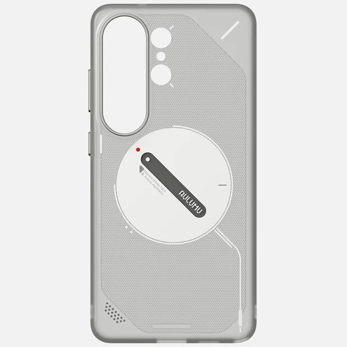 Husa pentru Samsung S26 Ultra, Aulumu Frosted, TPU rezistent, Compatibila MagSafe, Efect fosforescent, Protectie Camera, Butoane aluminiu, Racire activa CoolHyper, Protectie premium, Gri/Transparent