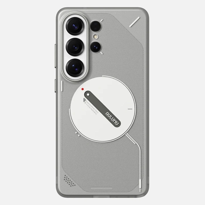 Husa pentru Samsung S26 Ultra, Aulumu Frosted, TPU rezistent, Compatibila MagSafe, Efect fosforescent, Protectie Camera, Butoane aluminiu, Racire activa CoolHyper, Protectie premium, Gri/Transparent