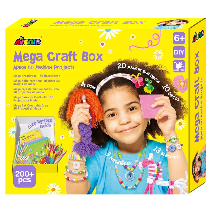 Mega Kit de Creatie – Realizeaza 50 de Proiecte Fashion Unice