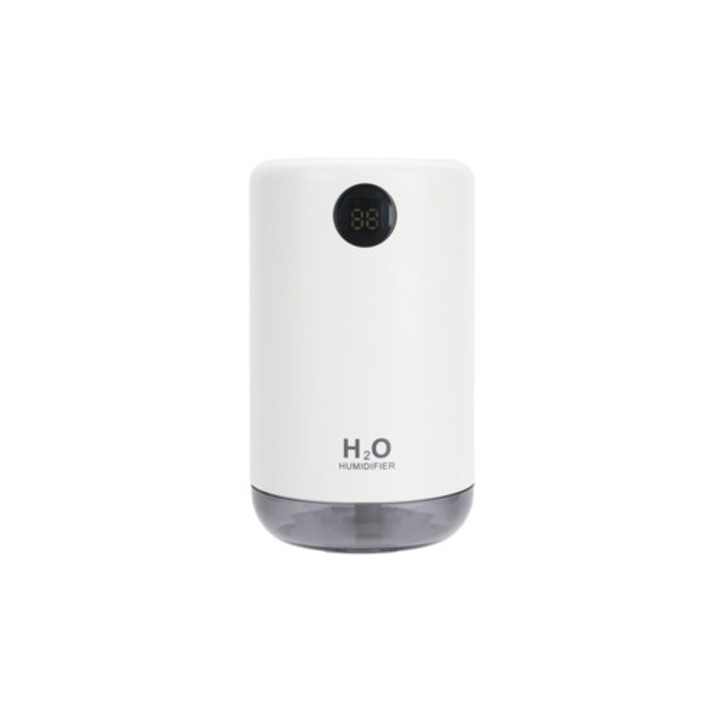 Umidificator mini 280ml, 2 moduri de pulverizare, 25dB zgomot redus, alimentare USB, lumini nocturne colorate
