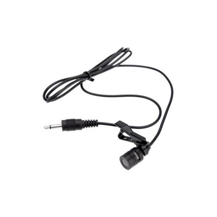 Microfon fara fir profesionala Microfon Lavalier Wireless BOMGE F15-2, wireless 2.4 GHz, Plug and Play, Portabil, portabil pentru smartphone, laptop, tableta Negru