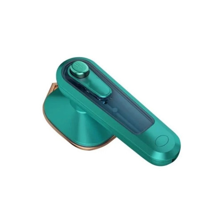 Fier de calcat cu abur portabil mini, verde, pentru acasa si calatorii