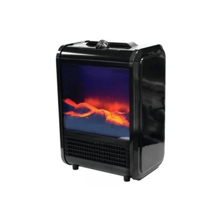 Semineu electric cu efect de flacara ajustabil, 1500w