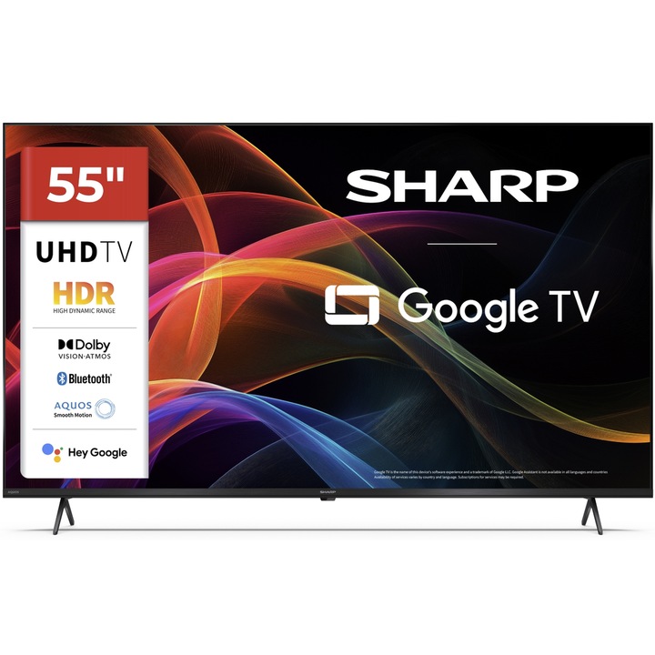 Televizor LED Sharp 139 cm 55" 55HL4465E, Ultra HD 4K, Smart TV, WiFi