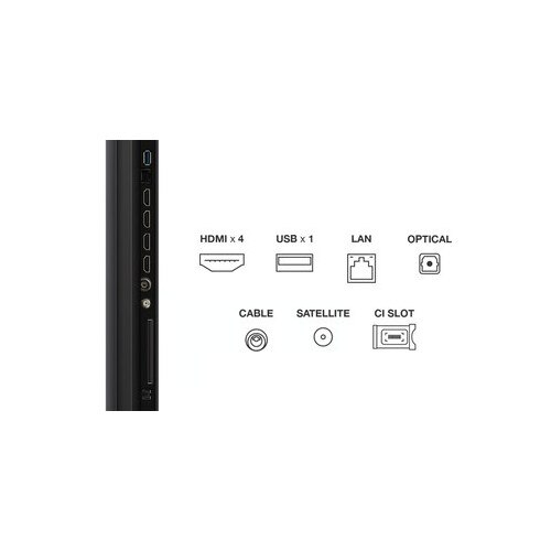 Televizor QLED mini LED TCL 85MQLED75K, 215 cm, 4K UHD, HDR, Smart TV, Dolby Atmos, Google TV, 120 Hz