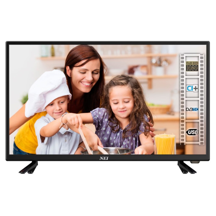 Televizor NEI cu rezolutie HD, 60cm, negru