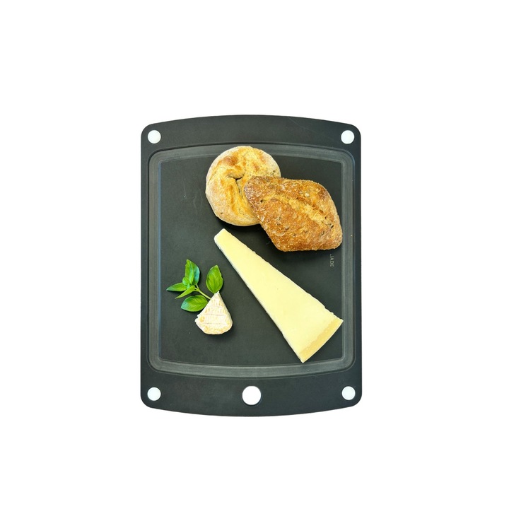 Tocator de bucatarie, Gourmet Chef, 44x32,5x0,6cm, alb, din compozit de celuloza