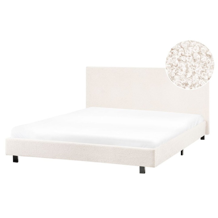 Ágy Buklé Albi 140 x 200 cm Törtfehér