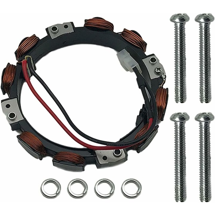 Stator de inlocuire 592831 pentru alternator, compatibil cu motoare 19E400, 19F400, 19K400, 696459, 393800, 691063, 393474, pentru generatoare portabile, consumabile masini gradinarit