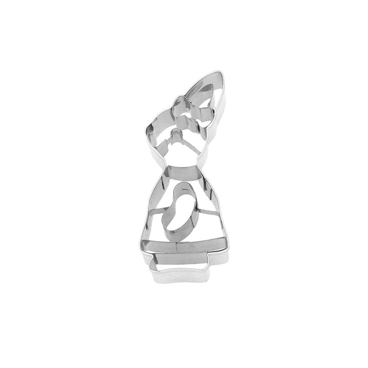 Форма за сладкиши, Birkmann, Pani Zajac, 8x3,5x2,5см, сребриста