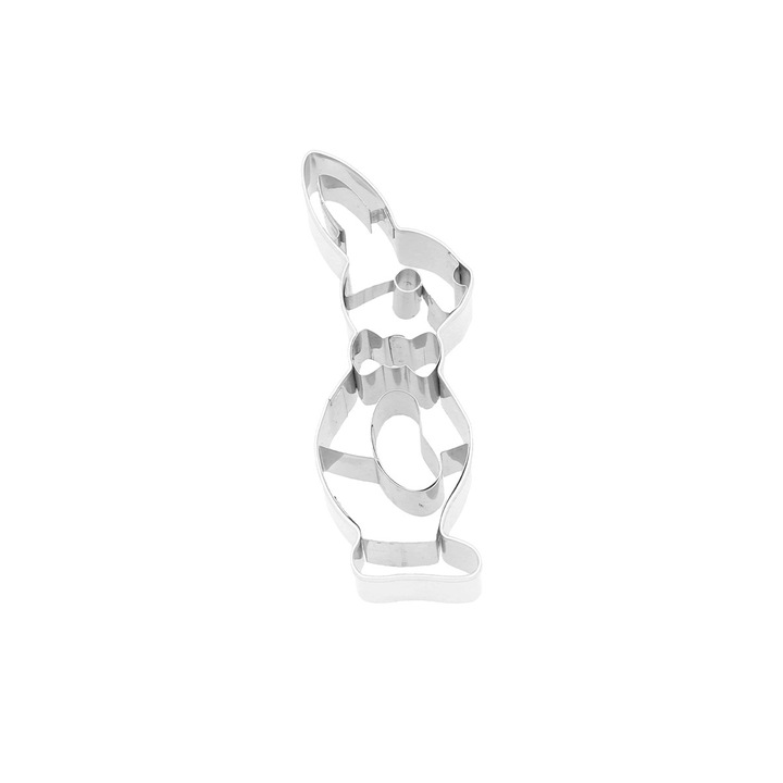 Форма за сладкиши, Birkmann, заек, 8x3x2,5см, сребриста