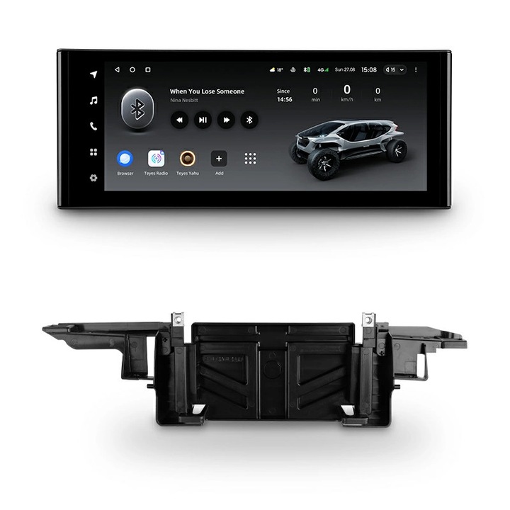 Navigație Auto Teyes Lux One, Audi A6 C7, 12.3", 6GB RAM, 128GB, Bluetooth 5.1