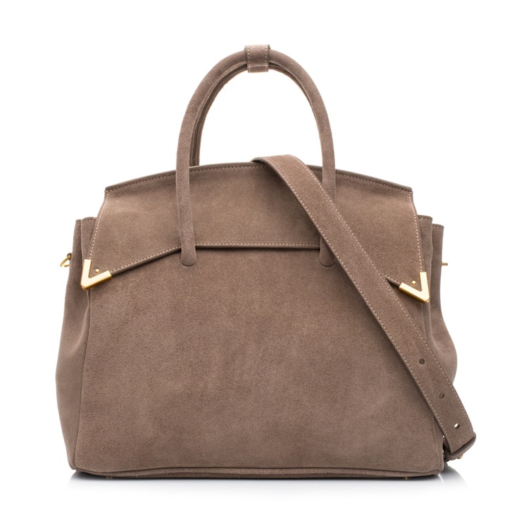Geanta dama de umar, Musette, ARIANE Piele intoarsa, x xwqfwqd