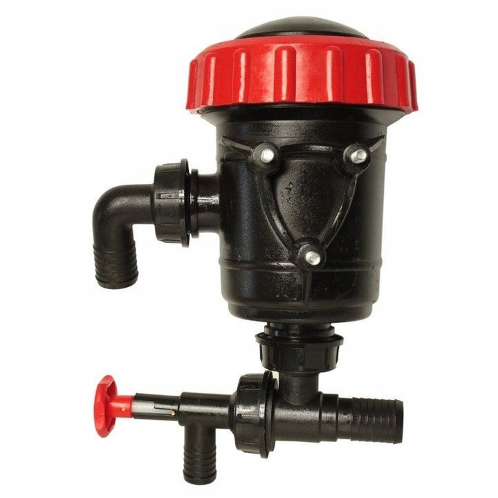 Filtru de aspiratie pentru pulverizator, 25mm, cu valve, 72x56mm