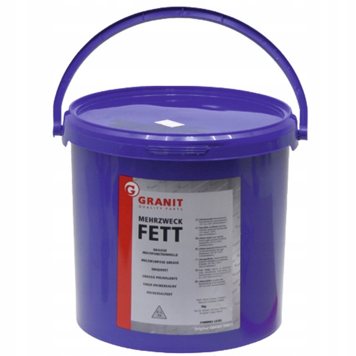 Smar universal Granit 5kg, pentru lubrifiere, protectie impotriva coroziunii, 5kg