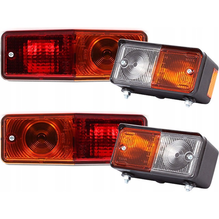 Ursus Zetor első-hátsó lámpa szett 12V-24V izzóval, univerzális