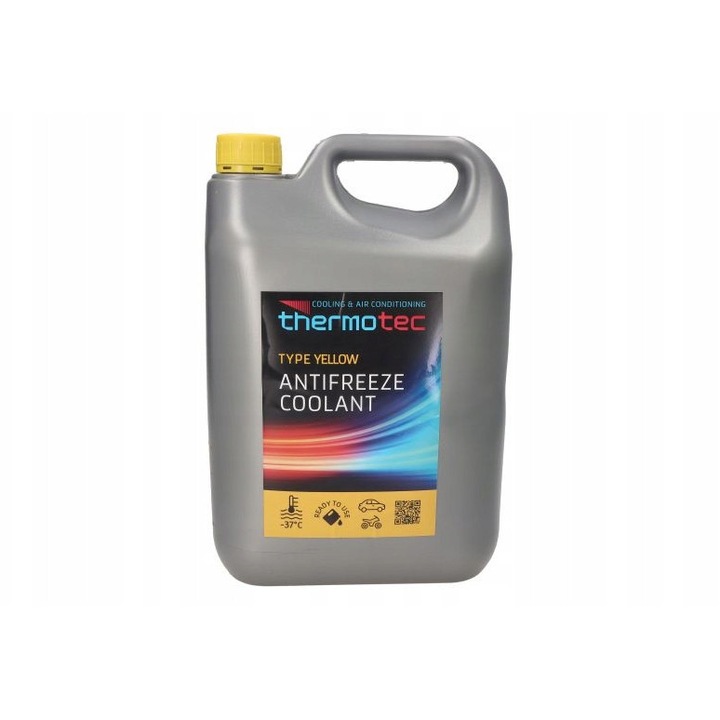 THERMOTEC G12+ koncentrált fagyálló, 5L, -37C, sárga