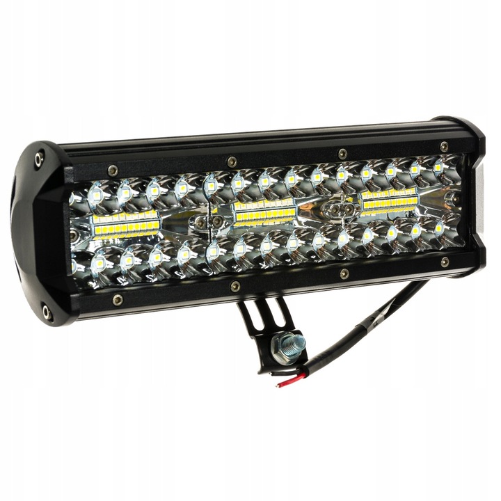 Lampa de lucru LED 12V 24V 180W Azaris, 7200 lumeni, IP68, set 2 bucati, 235x80x65mm